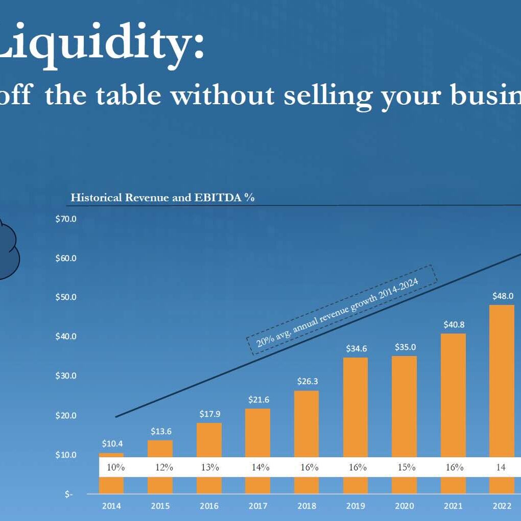 How to take chips off the table without selling your business